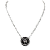 110491, WESTERN NOT MY FIRST RODEO ENGRAVED NECKLACE