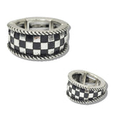 110558, WESTERN CHECKERED STRETCH RING