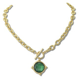 Worn Gold/Emerald