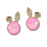 110647, CRYSTAL EASTER BUNNY STUD EARRINGS