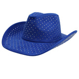 110667, CRYSTAL EMBELLISHED SUEDE COWBOY HAT