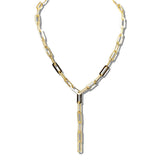 110712, PAPERCLIP CHAIN Y NECKLACE