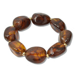 110836, GEOMETRIC RESIN BEAD STRETCH BRACELET