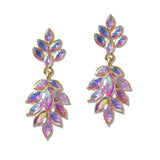 110858, MARQUISE CRYSTAL CASCADE DROP EARRINGS