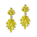 110858, MARQUISE CRYSTAL CASCADE DROP EARRINGS