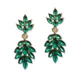 110858, MARQUISE CRYSTAL CASCADE DROP EARRINGS