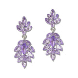 110858, MARQUISE CRYSTAL CASCADE DROP EARRINGS