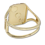 110973, BLING CRYSTAL AND SEMI PRECIOUS STONE GEOMETRIC BANGLE BRACELET