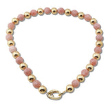 111071, NATURAL GEMSTONE BEADED NECKLACE wholesale fashion jewelry - GOOD FEELINGS, INC