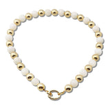 111071, NATURAL GEMSTONE BEADED NECKLACE wholesale fashion jewelry - GOOD FEELINGS, INC