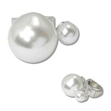 111128, BOLD DOUBLE PEARL STRETCH RING wholesale fashion jewelry - GOOD FEELINGS, INC