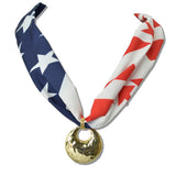 111181, PATRIOTIC STARS AND STRIPES SCARF PENDANT NECKLACE wholesale fashion jewelry - GOOD FEELINGS, INC