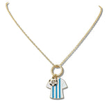 111201, WORLD CUP SOCCER FAN NATION CHARM NECKLACE wholesale fashion jewelry - GOOD FEELINGS, INC