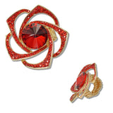 111221, FLOWER CRYSTAL RHINESTONE STRETCH RING wholesale fashion jewelry - GOOD FEELINGS, INC