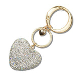 111240, CRYSTAL VALENTINE HEART KEYCHAIN AND BAG CHARM wholesale fashion jewelry - GOOD FEELINGS, INC