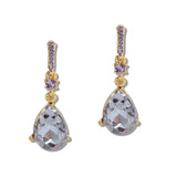 111271, TEARDROP CRYSTAL DROP EARRINGS