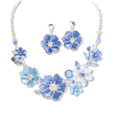 Silver/Blue