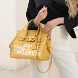 111292, YOU FAKE LIKE THIS BIRKIN FAUX LEATHER HANDBAG