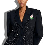 Sorority Enamel Maple Leaf Magnetic PIN - view 3