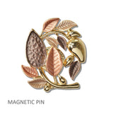 Botanical Enamel Leaf Magnetic PIN - view 2
