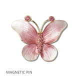 Enamel Butterfly Magnetic PIN - view 2