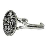 Western Wild Horse Oval Cuff Bracelet - view 2