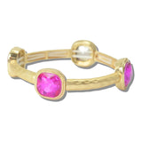Mat Gold/Fuchsia
