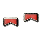 Western Chevron Stud Earrings