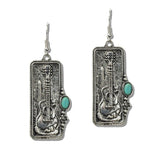 Western Guitar and Desert Drop Earrings
