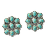 Western Turquoise Cluster Post Earrings