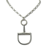 Western Horsebit Statement Pendant Necklace
