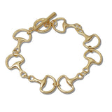 Horsebit Link Toggle Bracelet