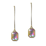 Emerald CUT Crystal Drop Earrings - view 8