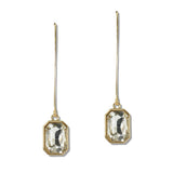 Emerald CUT Crystal Drop Earrings - view 5