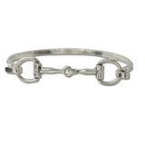 Horsebit Hinged Bangle Bracelet