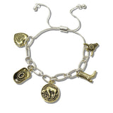 Western Heritage Charm Adjustable Link Bracelet