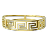 Greek Design Stainless Steel Bangle Bracelet
