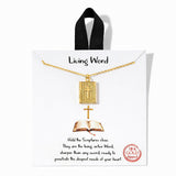 Living Word Bible Locket Pendant Necklace