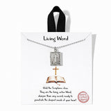Living Word Bible Locket Pendant Necklace - view 2