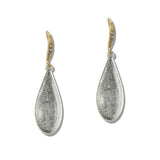 Textured Teardrop Drop Earrings - view 2