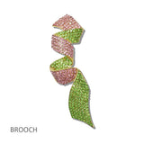 Sorority Crystal Embellished Pave Brooch PIN