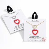 Always YOU Pave CZ Valentine Heart Outline Pendant Necklace - view 5
