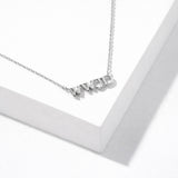 What Would Jesus DO Letter Pendant Necklace - view 3