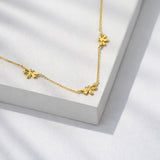Sweet Adventures Triple BEE Pendant Necklace - view 5