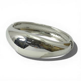 Polished Domed Hinged Bangle Bracelet