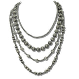 Western Multi Layered Navajo Beaded Necklace