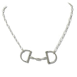 Western Horsebit Link Necklace - view 2