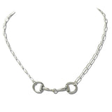 Western Horsebit Link Necklace