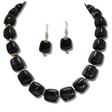 Marbled Square Bead Necklace - view 4