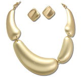 Organic Sculpted BIB Statement Necklace